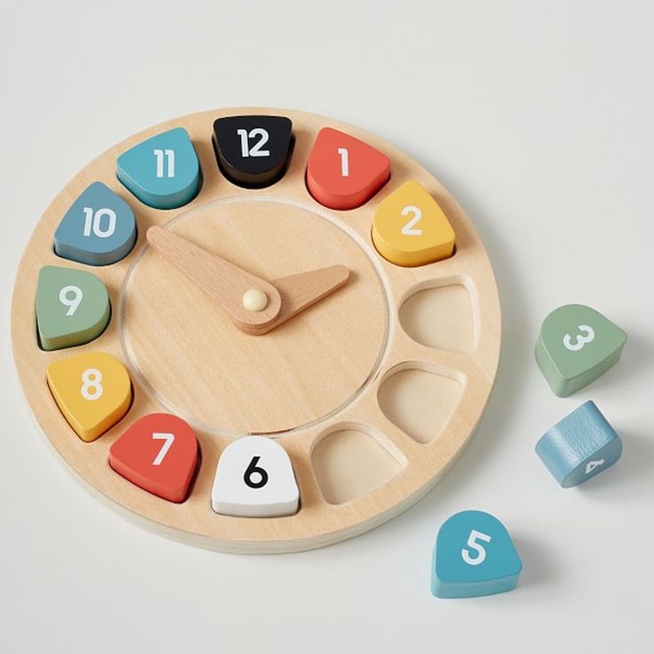 Wooden Clock Puzzle